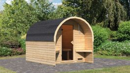 Karibu 27450 barrelsauna 2 Foto van Karibu 27450 barrelsauna 2