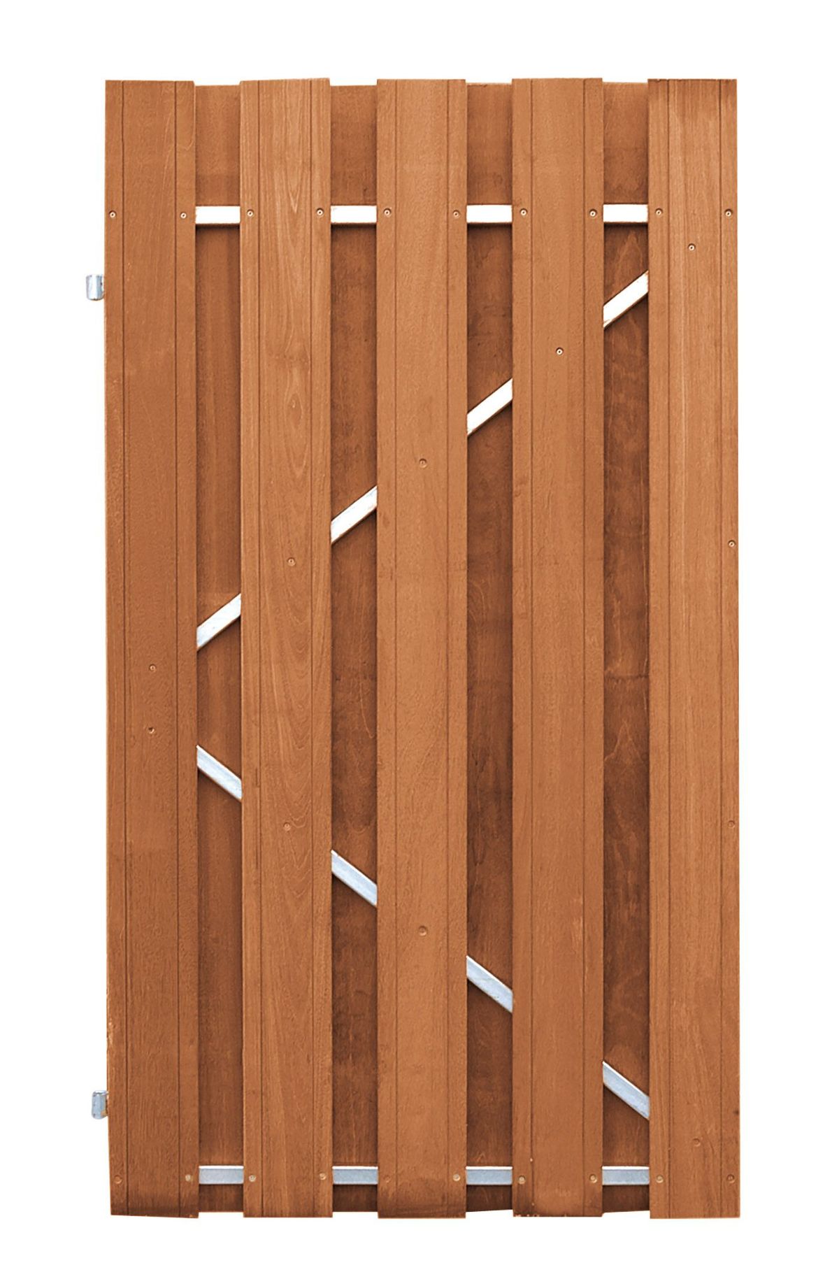 Azalp tuindeur Bangkirai met frame universeel