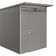 Biohort AvantGarde A4 metalen tuinhuis kwartsgrijs metallic enkele deur