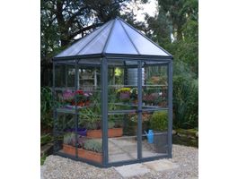 Palram – Canopia Oasis Hexagonal Gewächshaus Foto von Palram – Canopia Oasis Hexagonal Gewächshaus