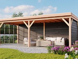 Foto von WoodAcademy Douglasien Überdachung Nortfolk Nero