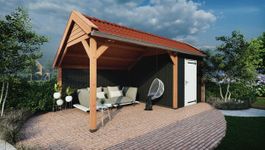 Foto von Trendhout de Deel Schuppen mit Satteldach