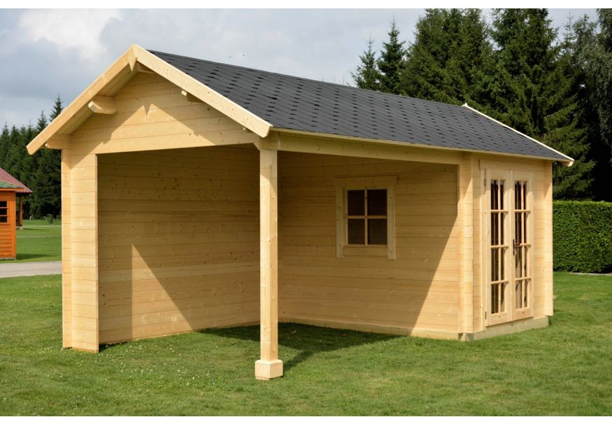 Azalp Blokhut Marnix 550x300 cm Foto van Azalp Blokhut Marnix 550x300 cm