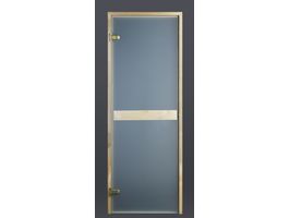 Foto von Ilogreen Saunatür Classic 69x189 cm Satin 8 mm