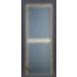 Foto van Ilogreen Saunadeur Classic (Elzen) 69x189 cm, melkglas