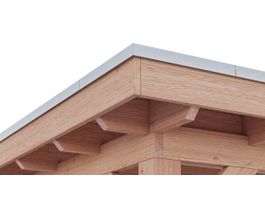 Foto van WoodAcademy aluminium daklijstset - zilver