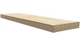 Azalp Saunabank recht - Lumen 50 cm breed Foto van Azalp Saunabank recht - Lumen 50 cm breed