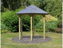 Foto von Karibu 28744 Gartenlaube Lissabon - Hochdruck Imprägniert