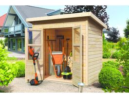 Karibu 68152 Merseburg 3 Gartenhaus Foto von Karibu 68152 Merseburg 3 Gartenhaus