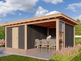 Foto von Kirk and Michaels Gartenhaus mit Terrasse Tiberius nero