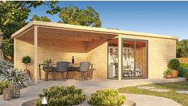 Solid Biarritz gartenhaus mit überdachung - Hochdruck imprägniert Foto von Solid Biarritz gartenhaus mit überdachung - Hochdruck imprägniert