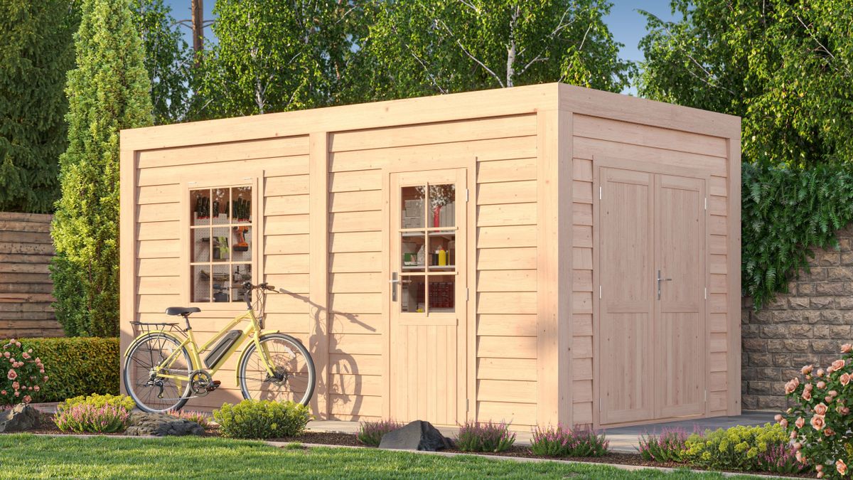 WoodAcademy Douglasien Gartenhaus Garnet Excellent