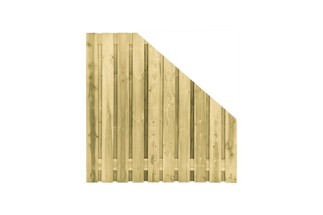 Azalp tuinscherm grenenhout afbouw 21 planken