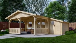 Interflex Blokhut 4x3+3 Z Foto van Interflex Blokhut 4x3+3 Z