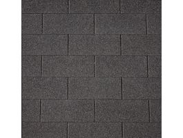 Solid dakshingles recht - zwart Foto van Solid dakshingles recht - zwart