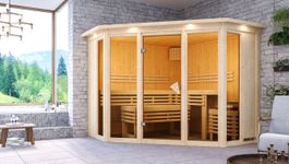 Karibu 6109 Alcinda binnensauna Foto van Karibu 6109 Alcinda binnensauna