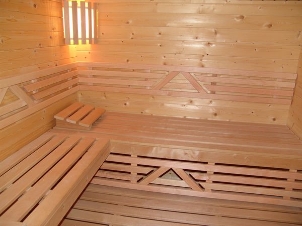 Azalp Sauna Rückenlehne Erle