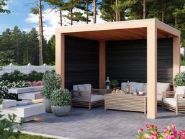 WoodAcademy Douglasien Überdachung Moonstone Excellent Nero Foto von WoodAcademy Douglasien Überdachung Moonstone Excellent Nero