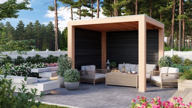 WoodAcademy douglas overkapping Moonstone Excellent nero