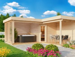 Azalp Buitensauna Roy Foto van Azalp Buitensauna Roy