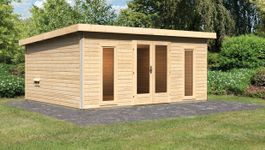 Karibu 36292 Mainburg 4 buitensauna Foto van Karibu 36292 Mainburg 4 buitensauna