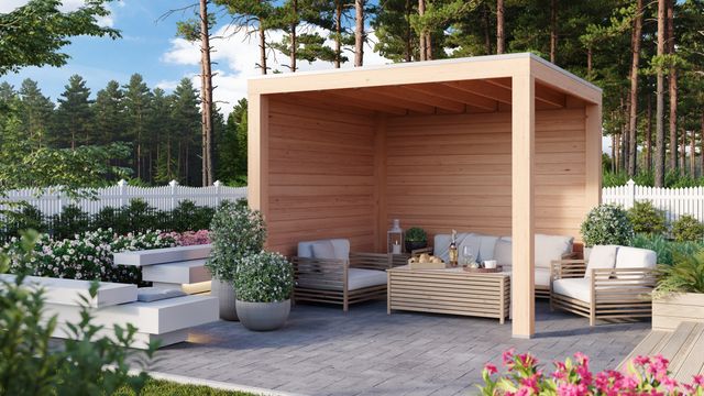 WoodAcademy douglas overkapping Moonstone Essential