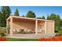 Foto von Kirk and Michaels Gartenhaus mit Terrasse Severus