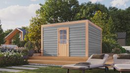 WoodAcademy hölzernes Gartenhaus Graniet Essential grigio Foto von WoodAcademy hölzernes Gartenhaus Graniet Essential grigio