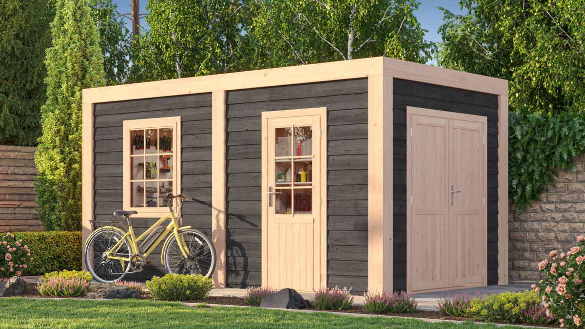 WoodAcademy houten tuinhuis Garnet Excellent nero