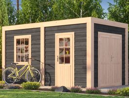 WoodAcademy hölzernes Gartenhaus Garnet Excellent Nero Foto von WoodAcademy hölzernes Gartenhaus Garnet Excellent Nero