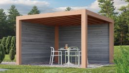 WoodAcademy Douglasien Überdachung Moonstone Excellent Grigio Foto von