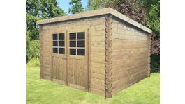 Solid S8326-1 Riom Blokhut - Hogedruk Geïmpregneerd Foto van Solid S8326-1 Riom Blokhut - Hogedruk Geïmpregneerd