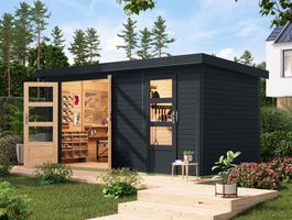 Foto van Karibu 12497 Merkur tuinhuis - antraciet|antraciet