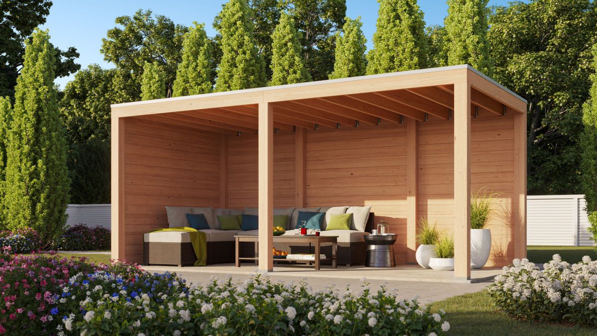 WoodAcademy douglas overkapping Moonstone Essential