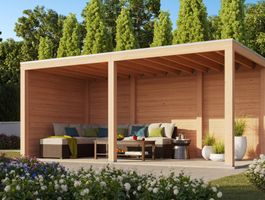 WoodAcademy douglas overkapping Moonstone Essential Foto van WoodAcademy douglas overkapping Moonstone Essential