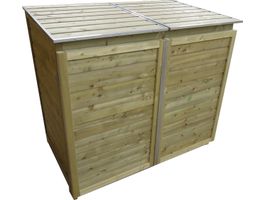 Foto van Lutrabox containerberging voor 2 afvalcontainers 140L