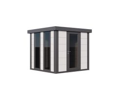 Foto van Telluria Luminato 2424 metalen tuinkantoor