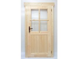 Foto van Meerprijs dubbele deur half glas ipv enkele deur