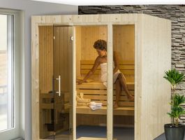 Foto van Hot Orange Blossom Binnensauna