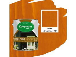 Koopmans Perkoleum - Teak 213 - 2.5L Hochglanz Foto von Koopmans Perkoleum - Teak 213 - 2.5L Hochglanz