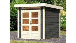 Karibu 82985 Kandern 1 Gartenhaus - Terragrau Foto von Karibu 82985 Kandern 1 Gartenhaus - Terragrau