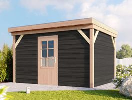 Foto von WoodAcademy hölzernes Gartenhaus Chevalier Nero