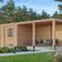 WoodAcademy Gartenhaus mit Überdachung Nefriet Excellent 980x300 cm