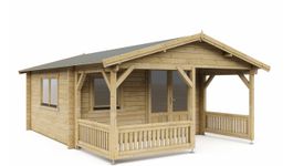 Foto van Interflex blokhut 4x4+2 - geïmpregneerd