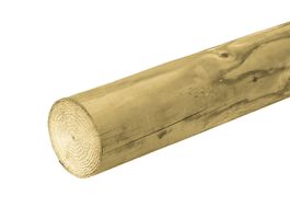 Foto van Azalp ME Vuren Ronde Paal Geschaafd 10 cm