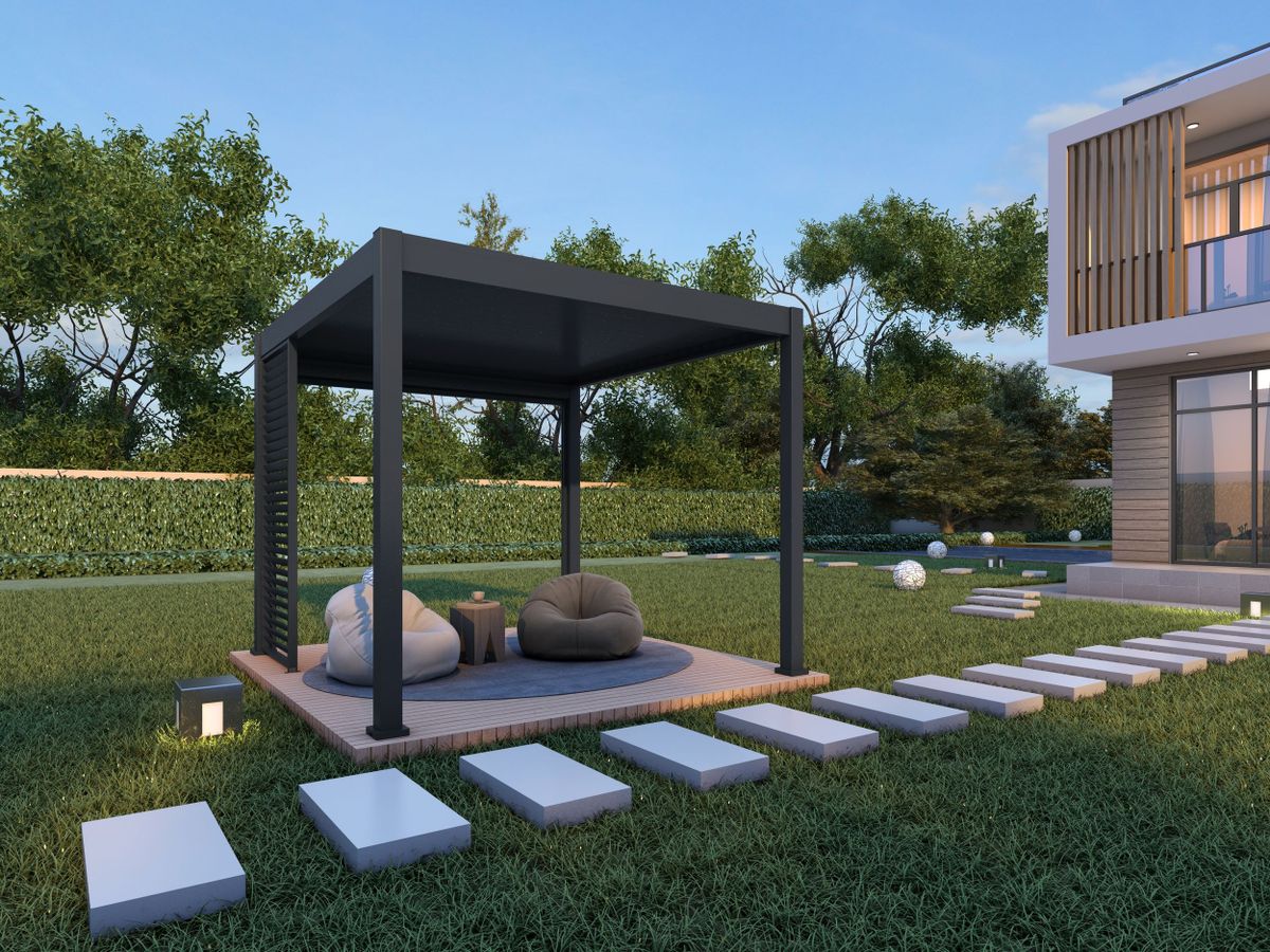 Porchenzo Paros Max aluminium Pergola