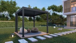 Porchenzo Paros Max aluminium Pergola Foto von Porchenzo Paros Max aluminium Pergola