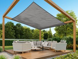 Nesling Coolfit Schaduwdoek Vierkant Foto van Nesling Coolfit Schaduwdoek Vierkant