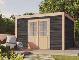 Foto von WoodAcademy hölzernes Gartenhaus Emerald Essential Nero