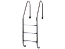 Trend Pool V2A-Edelstahl Einbauleiter Weit - 4-stufig Foto von Trend Pool V2A-Edelstahl Einbauleiter Weit - 4-stufig